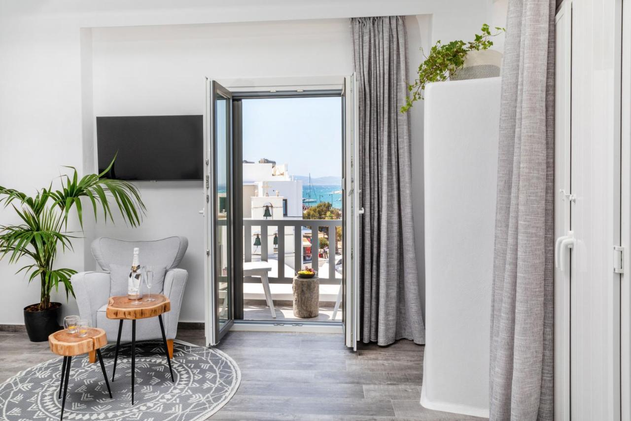 El_Puerto Luxury Port Suites Naxos City Bagian luar foto